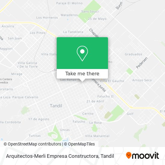 Mapa de Arquitectos-Merli Empresa Constructora