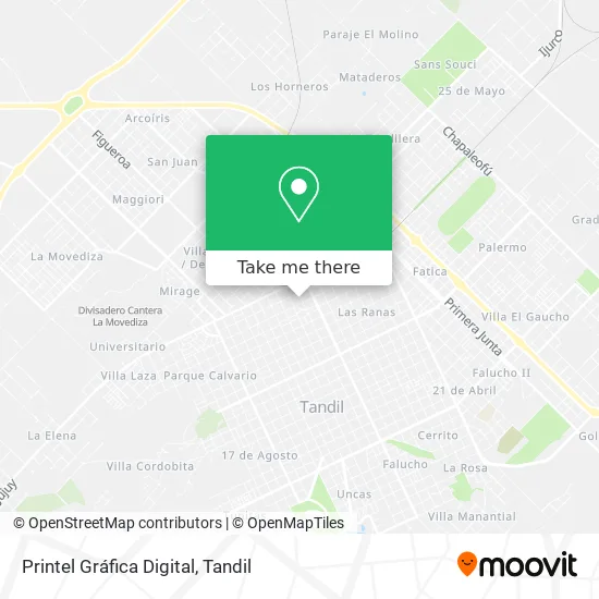Mapa de Printel Gráfica Digital