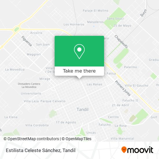Estilista Celeste Sánchez map