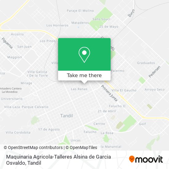Maquinaria Agricola-Talleres Alsina de Garcia Osvaldo map