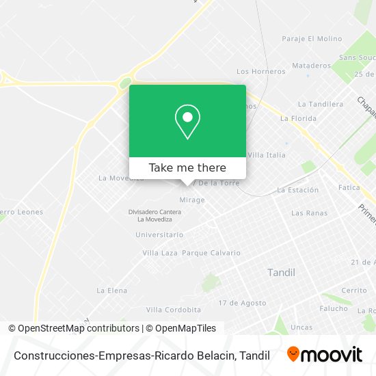 Construcciones-Empresas-Ricardo Belacin map