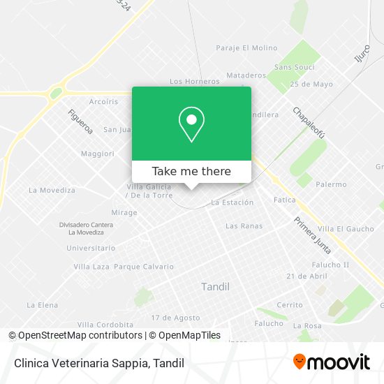 Mapa de Clinica Veterinaria Sappia