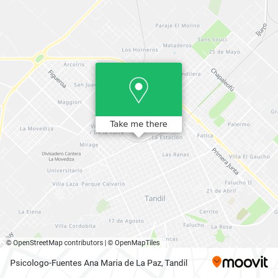 Mapa de Psicologo-Fuentes Ana Maria de La Paz