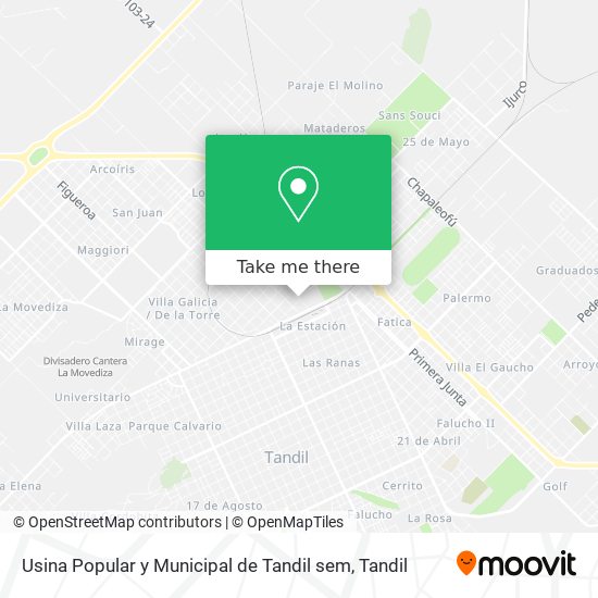 Usina Popular y Municipal de Tandil sem map