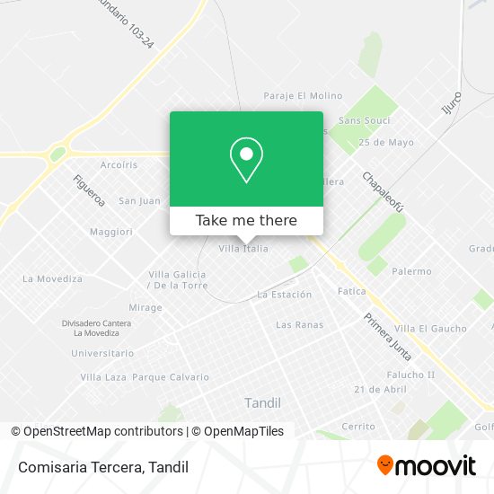 Comisaria Tercera map