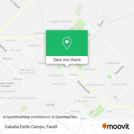 Cabaña Estilo Campo map