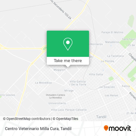 Centro Veterinario Milla Cura map