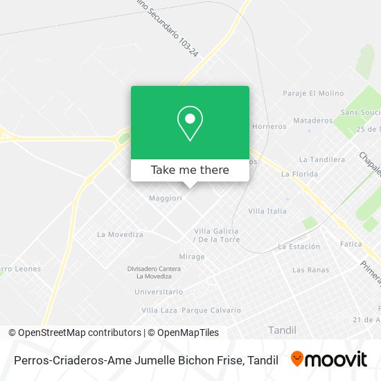 Mapa de Perros-Criaderos-Ame Jumelle Bichon Frise