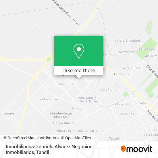 Mapa de Inmobiliarias-Gabriela Alvarez Negocios Inmobiliarios