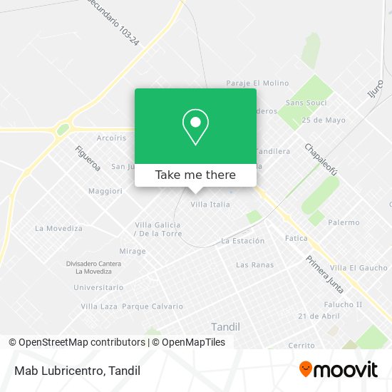 Mapa de Mab Lubricentro