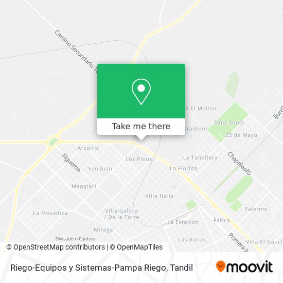 Riego-Equipos y Sistemas-Pampa Riego map