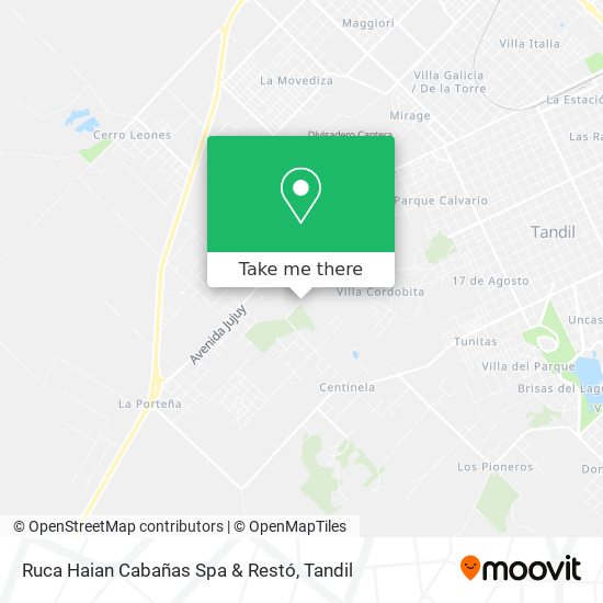 Ruca Haian Cabañas Spa & Restó map