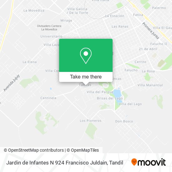 Jardin de Infantes N 924 Francisco Juldain map