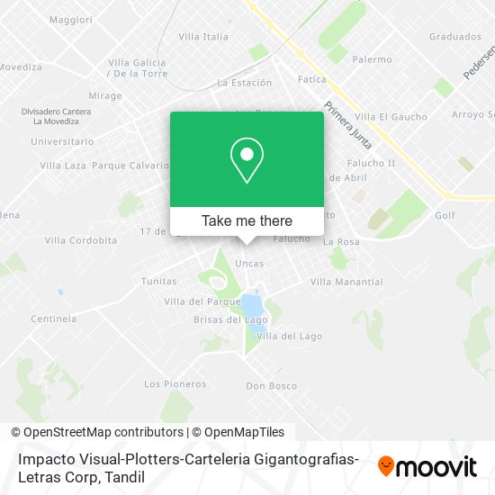 Impacto Visual-Plotters-Carteleria Gigantografias-Letras Corp map