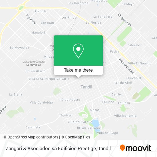 Mapa de Zangari & Asociados sa Edificios Prestige