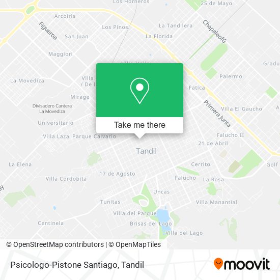 Psicologo-Pistone Santiago map