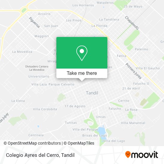 Colegio Ayres del Cerro map