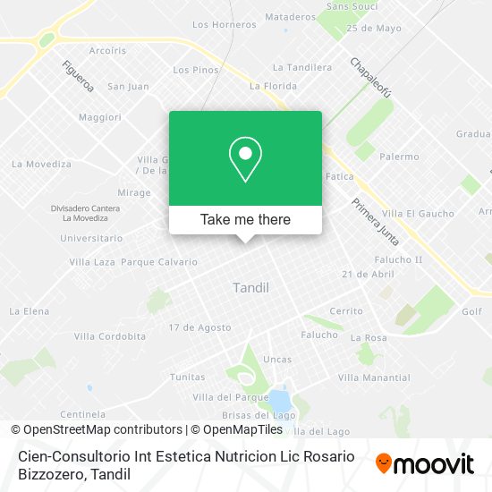Mapa de Cien-Consultorio Int Estetica Nutricion Lic Rosario Bizzozero