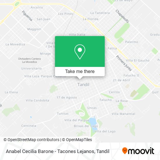 Anabel Cecilia Barone - Tacones Lejanos map