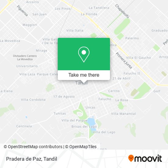 Mapa de Pradera de Paz