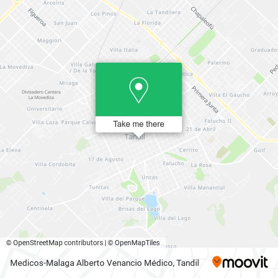Medicos-Malaga Alberto Venancio Médico map