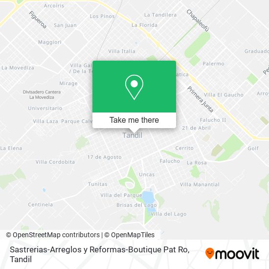 Sastrerias-Arreglos y Reformas-Boutique Pat Ro map