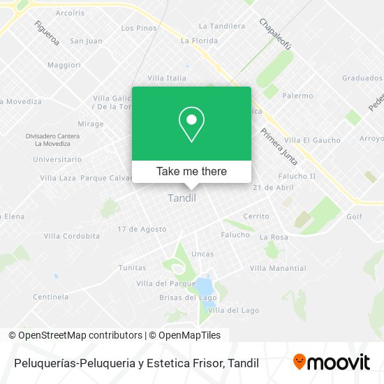 Peluquerías-Peluqueria y Estetica Frisor map