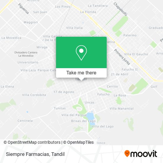 Mapa de Siempre Farmacias