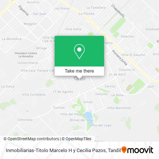 Inmobiliarias-Titolo Marcelo H y Cecilia Pazos map