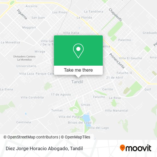Mapa de Diez Jorge Horacio Abogado