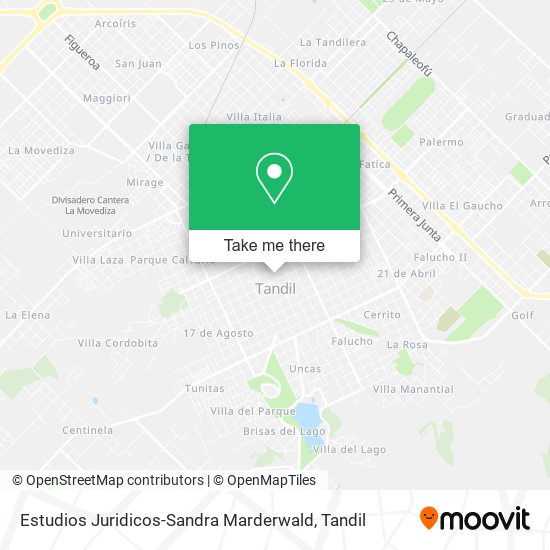 Estudios Juridicos-Sandra Marderwald map