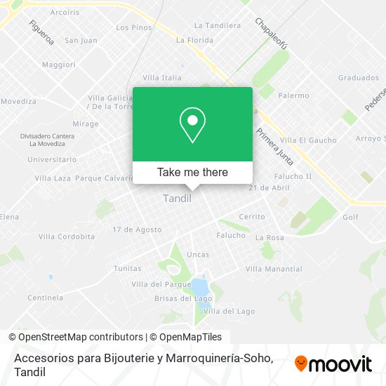 Mapa de Accesorios para Bijouterie y Marroquinería-Soho