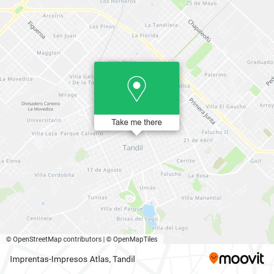 Imprentas-Impresos Atlas map