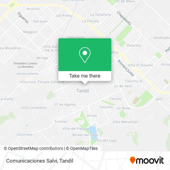Mapa de Comunicaciones Salvi
