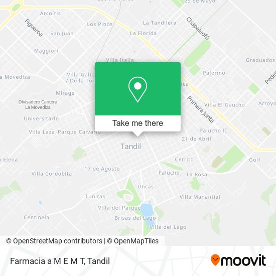 Mapa de Farmacia a M E M T