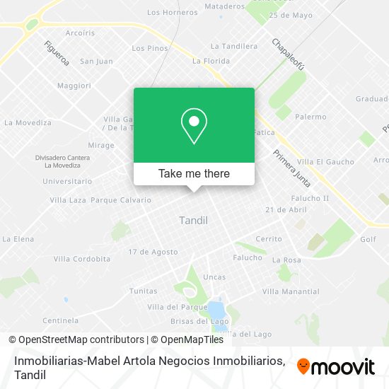 Inmobiliarias-Mabel Artola Negocios Inmobiliarios map