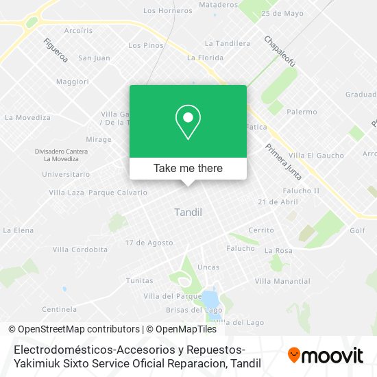 Electrodomésticos-Accesorios y Repuestos-Yakimiuk Sixto Service Oficial Reparacion map