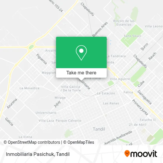 Inmobiliaria Pasichuk map