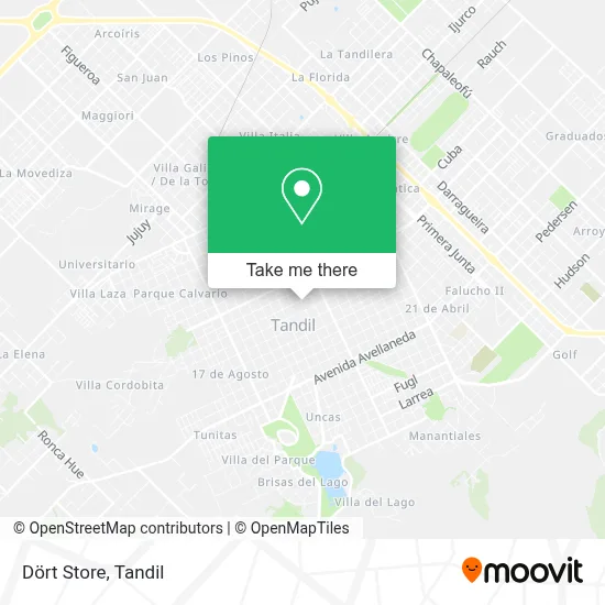Dört Store map