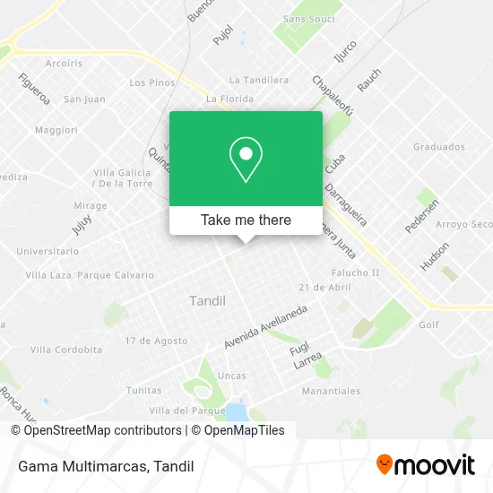 Gama Multimarcas map