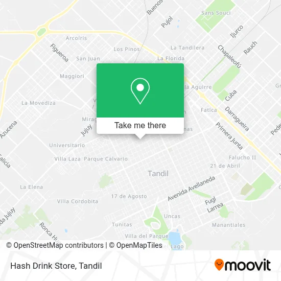 Hash Drink Store map