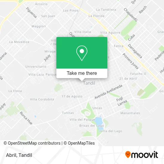 Abril map