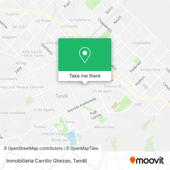 Inmobiliaria Carrillo Ghezan map