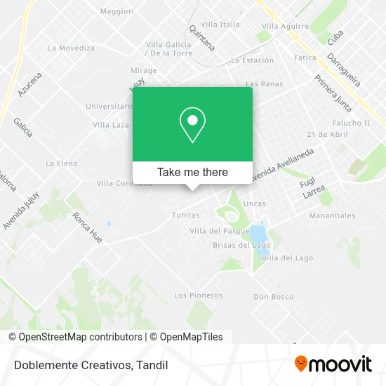 Doblemente Creativos map