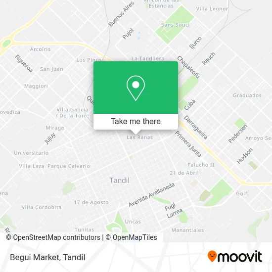 Begui Market map