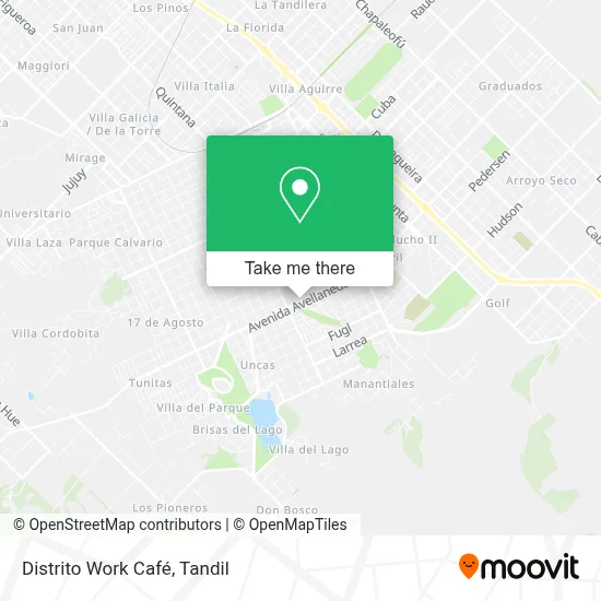Distrito Work Café map