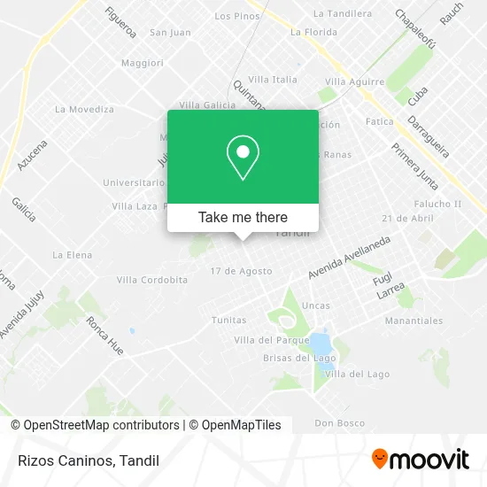 Rizos Caninos map