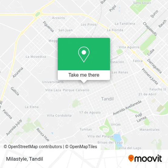 Milastyle map