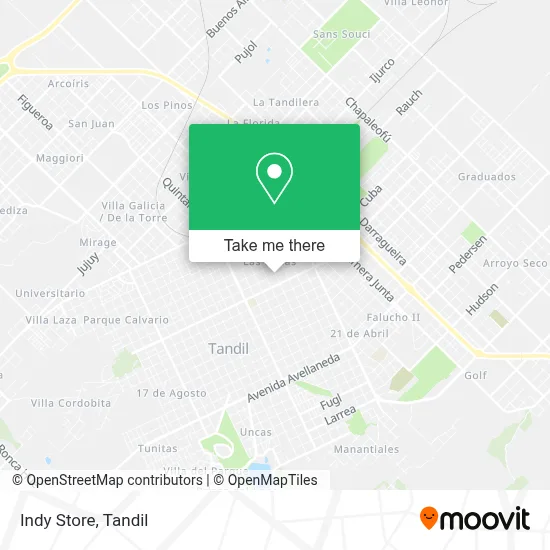 Indy Store map