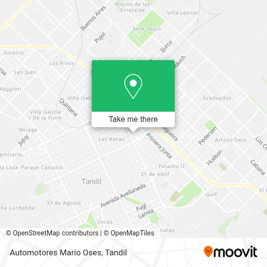 Automotores Mario Oses map